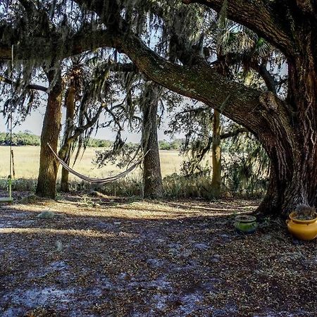 Secluded Tiny House By The Marsh With Hunting Island Beach Pass Frogmore Экстерьер фото