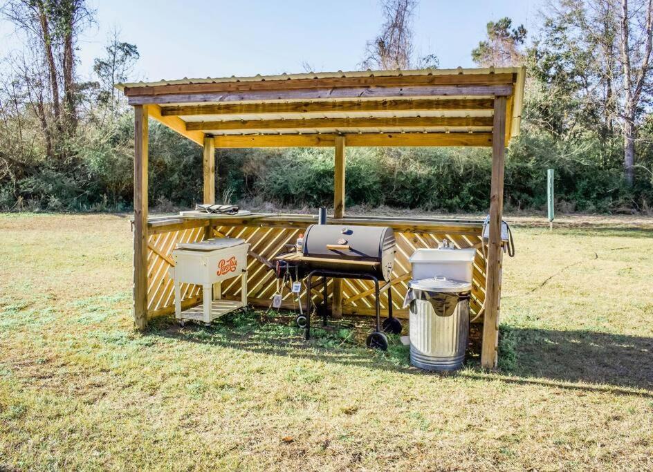 Secluded Tiny House By The Marsh With Hunting Island Beach Pass Frogmore Экстерьер фото